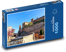 Alquezar - Hrad, Španielsko Puzzle 1000 dielikov - 60 x 46 cm 