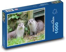 Eurasischer Fischotter Puzzle 1000 Teile - 60 x 46 cm