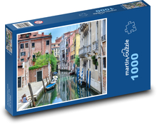 Kolorowa Wenecja - Włochy Puzzle 1000 elementów - 60x46 cm