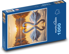 Labute - Valentín, láska Puzzle 1000 dielikov - 60 x 46 cm 