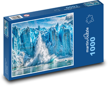 Padající ledovec Puzzle 1000 dílků - 60 x 46 cm