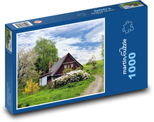 Cottage by the road Puzzle 1000 pieces - 60 x 46 cm 