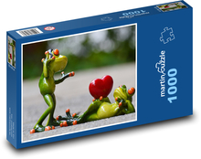 Frogs - Valentine´s Day Puzzle 1000 pieces - 60 x 46 cm 