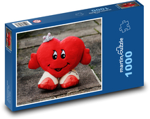 Roztomilé srdce Puzzle 1000 dielikov - 60 x 46 cm 