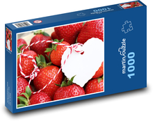 Jahody na Valentína Puzzle 1000 dielikov - 60 x 46 cm 