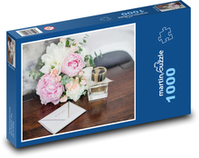 Valentinstagsstrauß Puzzle 1000 Teile - 60 x 46 cm