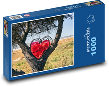 Srdce k Valentýnu Puzzle 1000 dílků - 60 x 46 cm