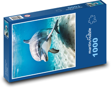 Dolphin in the Sea Puzzle 1000 pieces - 60 x 46 cm 