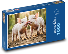 Prosięta małe Puzzle 1000 elementów - 60x46 cm