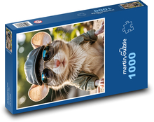 Mysz w okularach Puzzle 1000 elementów - 60x46 cm