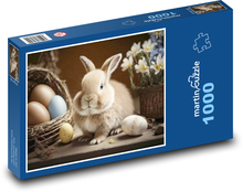 Easter Easter Egg and Rabbit Puzzle 1000 pieces - 60 x 46 cm