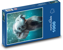 Floating elephant Puzzle 1000 pieces - 60 x 46 cm 