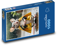 Myš v pršiplášti Puzzle 1000 dielikov - 60 x 46 cm 