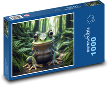 Žába Puzzle 1000 dílků - 60 x 46 cm