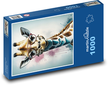 Žirafa v okuliaroch Puzzle 1000 dielikov - 60 x 46 cm 