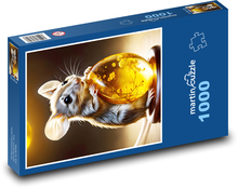 Myš a vajce Puzzle 1000 dielikov - 60 x 46 cm 