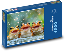 Kamarádky žáby Puzzle 1000 dílků - 60 x 46 cm