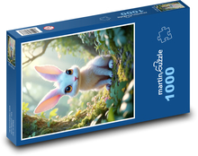 Roztomilý zajačik Puzzle 1000 dielikov - 60 x 46 cm 