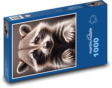 Waschbär Puzzle 1000 Teile - 60 x 46 cm