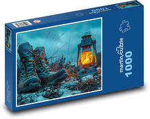 Turistická obuv Puzzle 1000 dielikov - 60 x 46 cm 