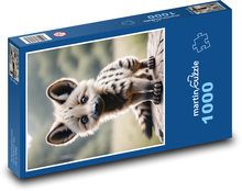 Hyena - mládě Puzzle 1000 dílků - 60 x 46 cm