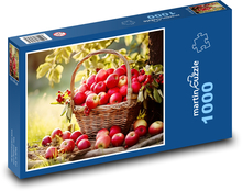 Koszyk jabłek Puzzle 1000 elementów - 60x46 cm