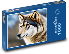 Wilk Puzzle 1000 elementów - 60x46 cm