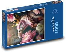 Vulture with crown Puzzle 1000 pieces - 60 x 46 cm