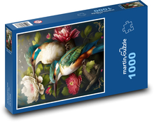 Zimorodki Puzzle 1000 elementów - 60x46 cm