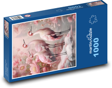 Kraniche - Vögel Puzzle 1000 Teile - 60 x 46 cm
