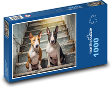 Bullterrier - Hund Puzzle 1000 Teile - 60 x 46 cm