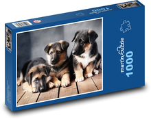Deutscher Schäferhund - Welpen Puzzle 1000 Teile - 60 x 46 cm