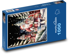 Santa Claus fantasy Puzzle 1000 dielikov - 60 x 46 cm 