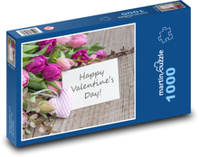 Valentinstagstulpen Puzzle 1000 Teile - 60 x 46 cm
