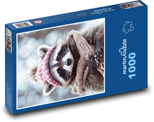Mýval v oblečení Puzzle 1000 dielikov - 60 x 46 cm 
