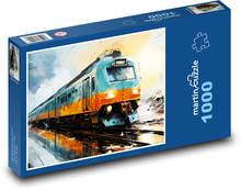 Vlak fantasy Puzzle 1000 dílků - 60 x 46 cm