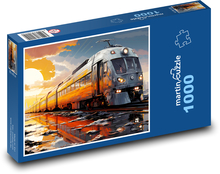 Pociąg Puzzle 1000 elementów - 60x46 cm