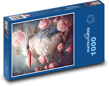 Ledňáčik - vták Puzzle 1000 dielikov - 60 x 46 cm