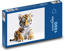 Gestreifter Tiger Puzzle 1000 Teile - 60 x 46 cm