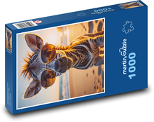 Zebra v okuliaroch Puzzle 1000 dielikov - 60 x 46 cm