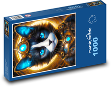 Mačka Puzzle 1000 dielikov - 60 x 46 cm 
