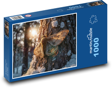 Motyl na drzewie Puzzle 1000 elementów - 60x46 cm