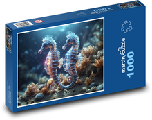 Mořský koníci Puzzle 1000 dílků - 60 x 46 cm