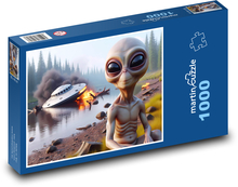 Ein UFO Puzzle 1000 Teile - 60 x 46 cm