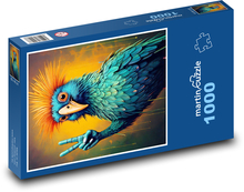 Pták - papoušek Puzzle 1000 - 60x46 cm