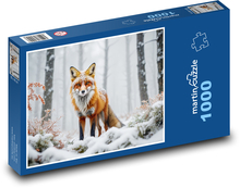 Fuchs im Wald Puzzle 1000 Teile - 60 x 46 cm