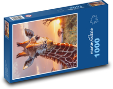Žirafa Puzzle 1000 dielikov - 60 x 46 cm 