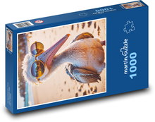 Vták v okuliaroch Puzzle 1000 dielikov - 60 x 46 cm 