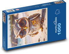 Owl in glasses Puzzle 1000 pieces - 60 x 46 cm 