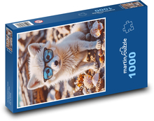 A fox in glasses Puzzle 1000 pieces - 60 x 46 cm 
